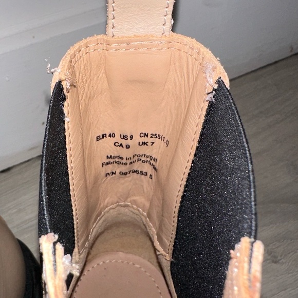 & Other Stories Chunky Leather Boots - Tan/Beige - Picture 5 of 6